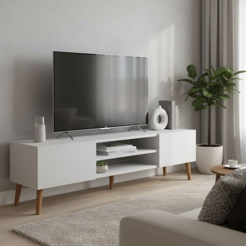 Plane Tv Ünitesi 150cm Beyaz