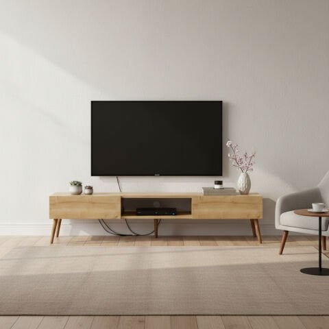 Atlantis Tv Ünitesi 180cm Meşe