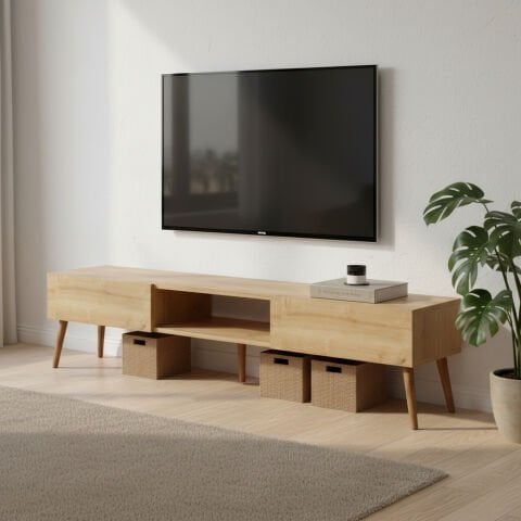 Atlantis Tv Ünitesi 180cm Meşe