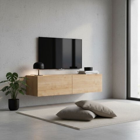 Palm 120cm Tv Ünitesi Meşe