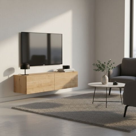 Palm 120cm Tv Ünitesi Meşe