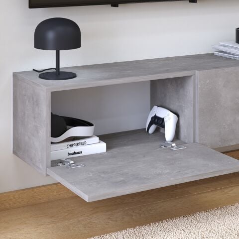 Palm 120cm Tv Ünitesi Beton Desen