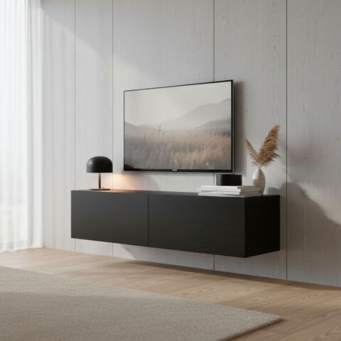 Palm 120cm Tv Ünitesi Siyah