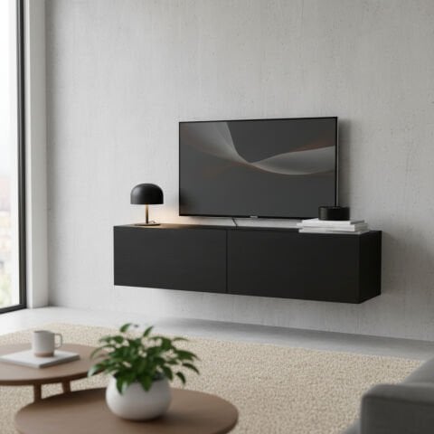 Palm 120cm Tv Ünitesi Siyah