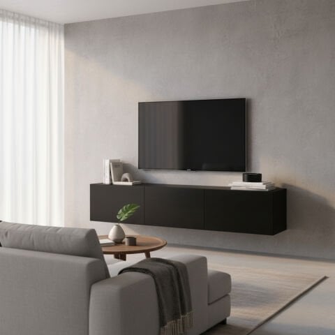 Palm 150cm Tv Ünitesi Siyah