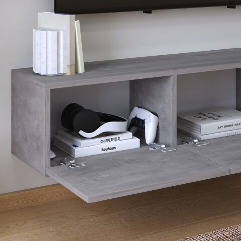 Palm 150cm Tv Ünitesi Beton Desen