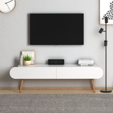Lotus Tv Sehpası Beyaz