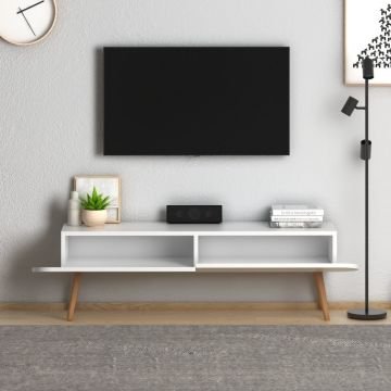 Lotus Tv Sehpası Beyaz