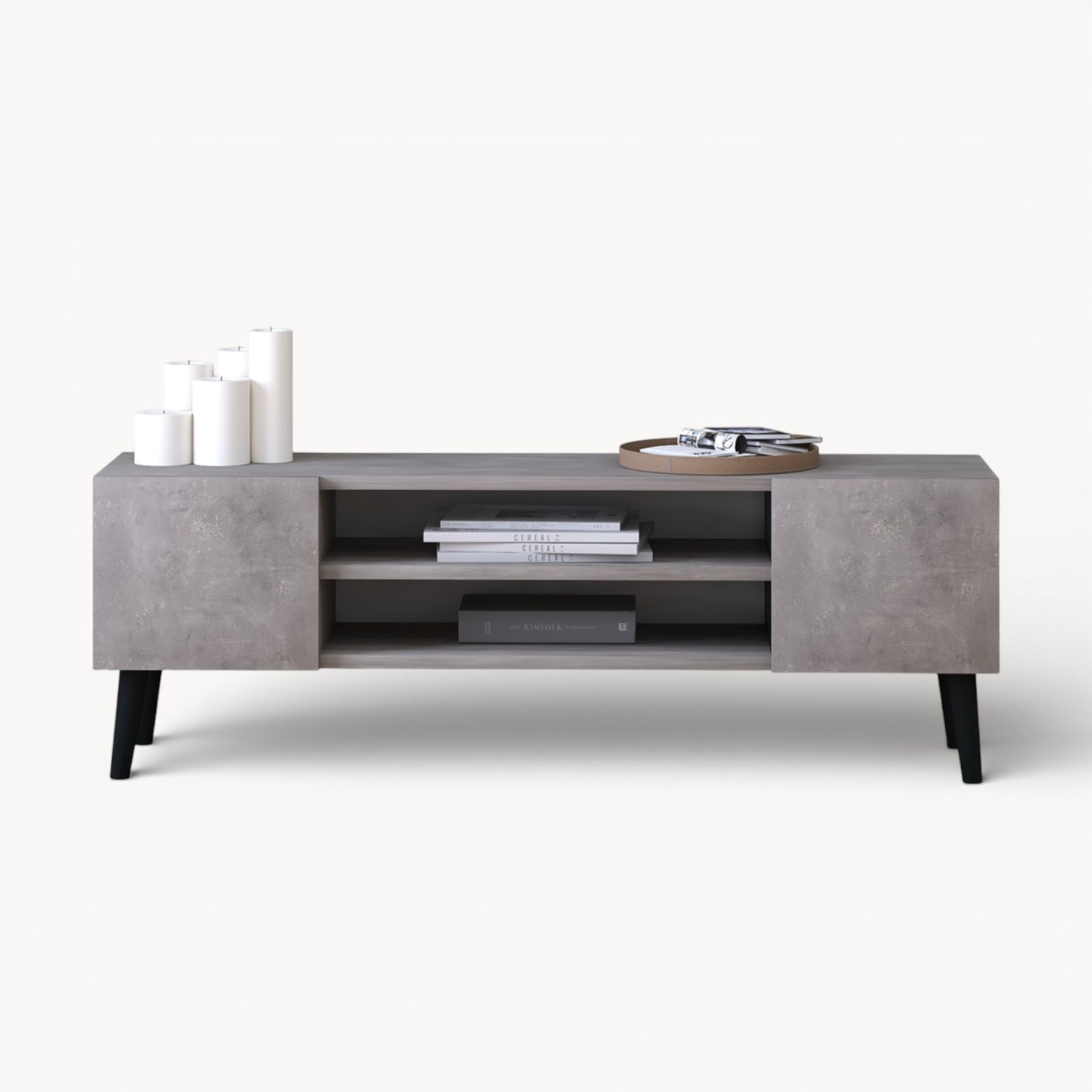 Etna Tv Sehpası Beton Desen