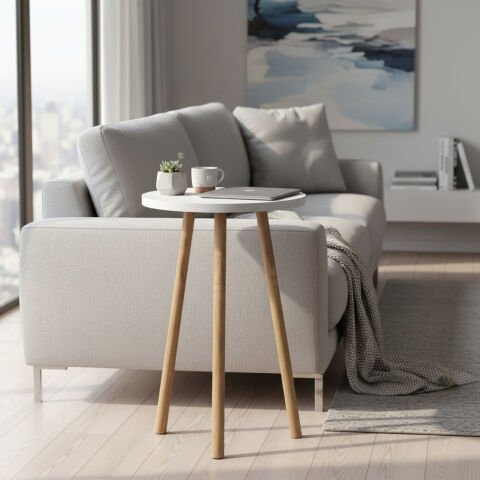 Roma Yan Sehpa Beyaz