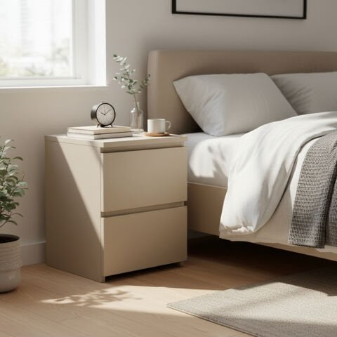 Fly Komodin Çekmeceli Krem