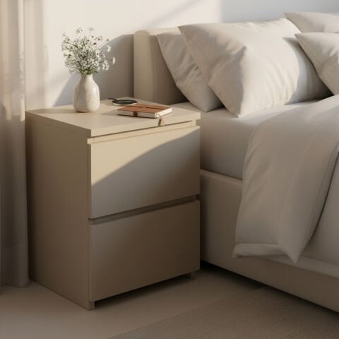 Fly Komodin Çekmeceli Krem