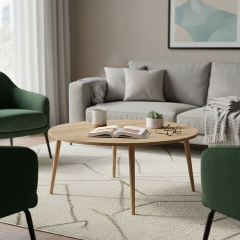 Yuvarlak Ortasehpa Meşe