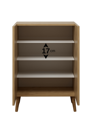 Luce Ayakkabılık Midi Meşe