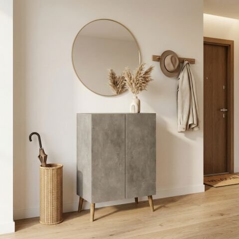 Luce Ayakkabılık Midi Beton Desen