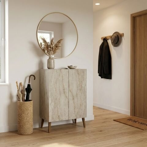 Luce Ayakkabılık Midi Traverten