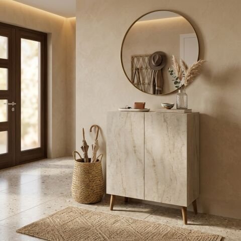 Luce Ayakkabılık Midi Traverten