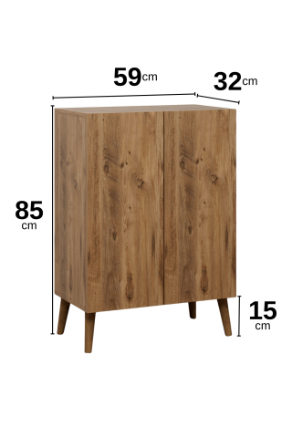 Luce Ayakkabılık Midi Atlantik Çam