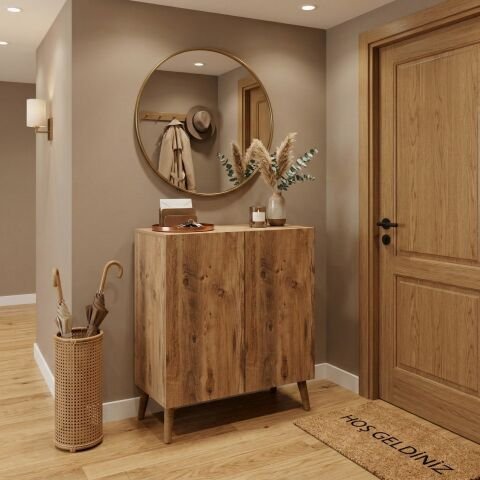 Luce Ayakkabılık Midi Atlantik Çam