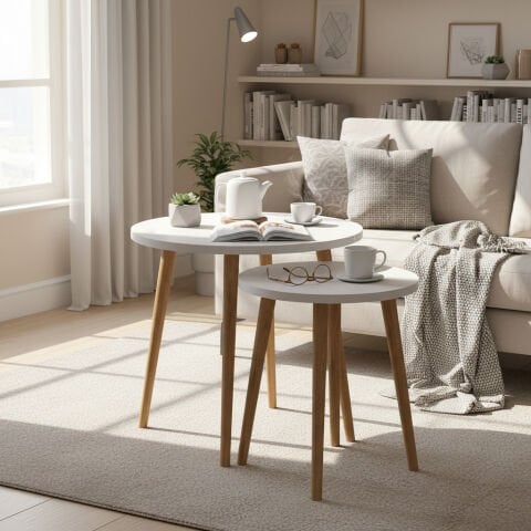 Roma 2li Ortasehpa Beyaz