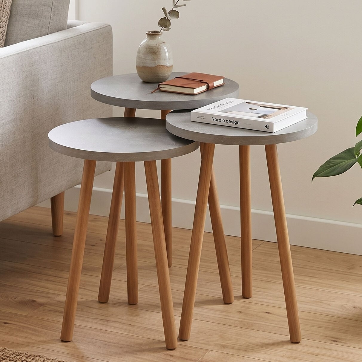 Roma Zigon Sehpa Beton Desen