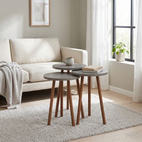 Roma Zigon Sehpa Beton Desen