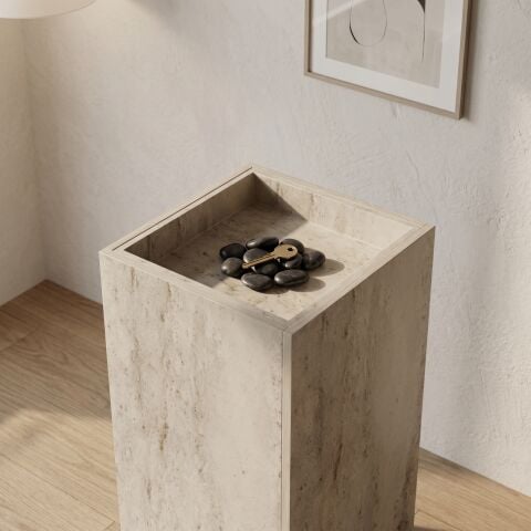 Monolith Yan Sehpa Traverten