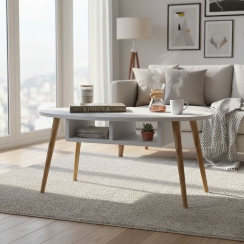 Fly Orta Sehpa Beyaz