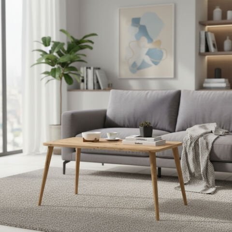 Soul Orta Sehpa & Zigon Sehpa Seti Meşe