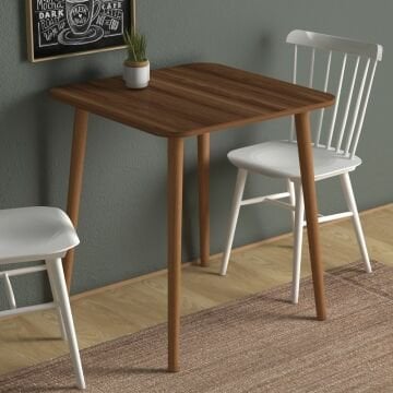 Kare Mutfak Masası 70x70cm Ceviz