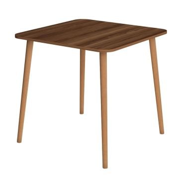 Kare Mutfak Masası 90x90cm Ceviz