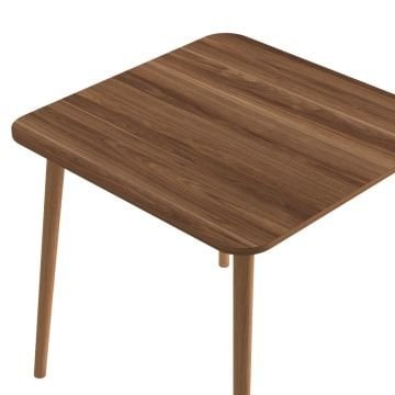 Kare Mutfak Masası 90x90cm Ceviz