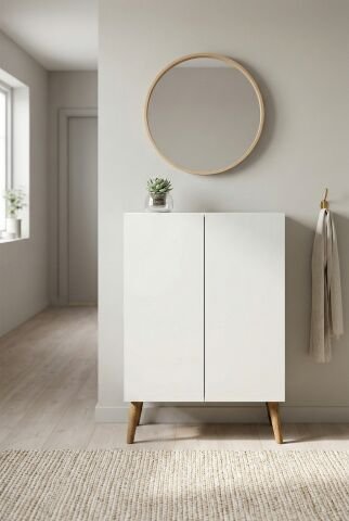 Luce Ayakkabılık Midi Beyaz