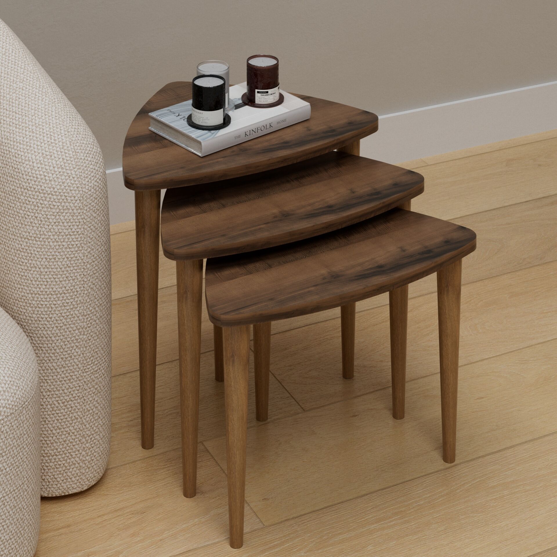 Bolero Zigon Sehpa Ceviz