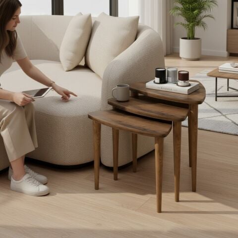 Bolero Zigon Sehpa Ceviz