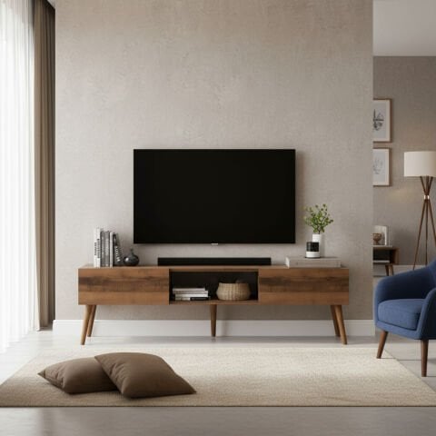 Atlantis Tv Ünitesi 150cm Ceviz