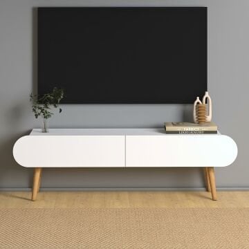 Lotus Tv Ünitesi 120cm Beyaz
