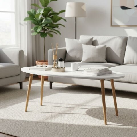 Orbit Orta Sehpa Beyaz