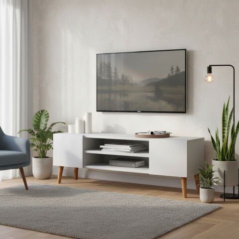 Etna Tv Sehpası Beyaz