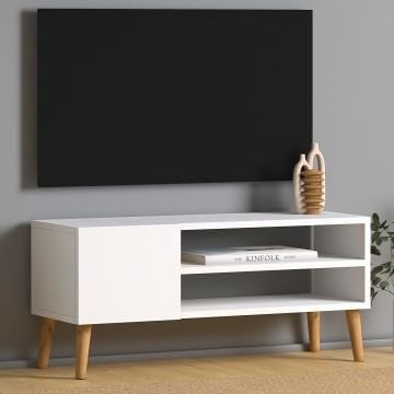 Porto Tv Sehpası 90cm Beyaz
