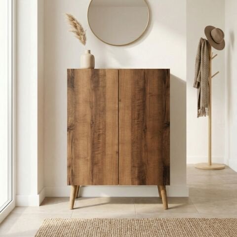 Luce Ayakkabılık Midi Ceviz