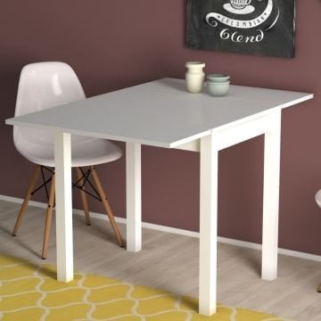 Luce Katlanabilir Masa Beyaz