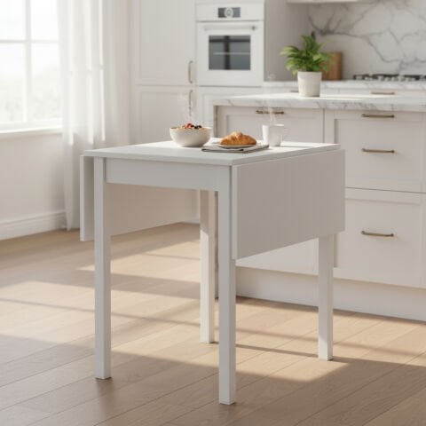 Luce Katlanabilir Masa Beyaz