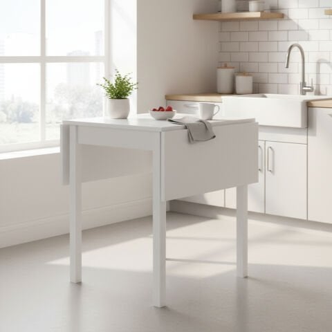 Luce Katlanabilir Masa Beyaz