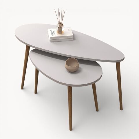 Egg Orta Sehpa Beyaz