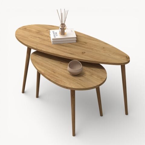 Egg Orta Sehpa Meşe