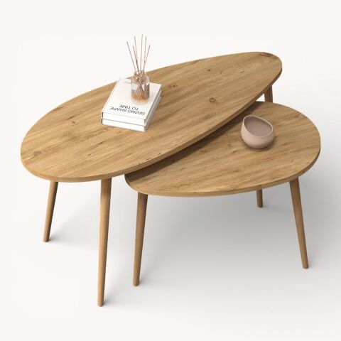 Egg Orta Sehpa Meşe