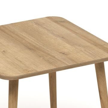 Kare Mutfak Masası 70x70cm Meşe