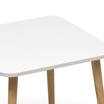 Kare Mutfak Masası 70x70cm Beyaz