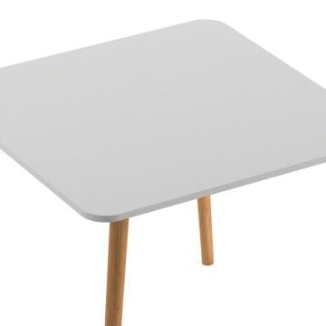 Kare Mutfak Masası 90x90cm Beyaz